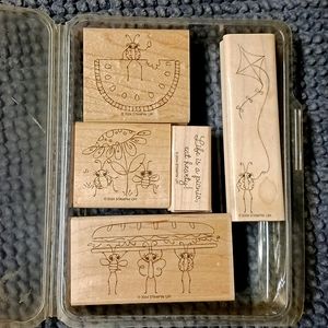 🔹️Stampin'Up! Ladybug Picnic stamp set of 5